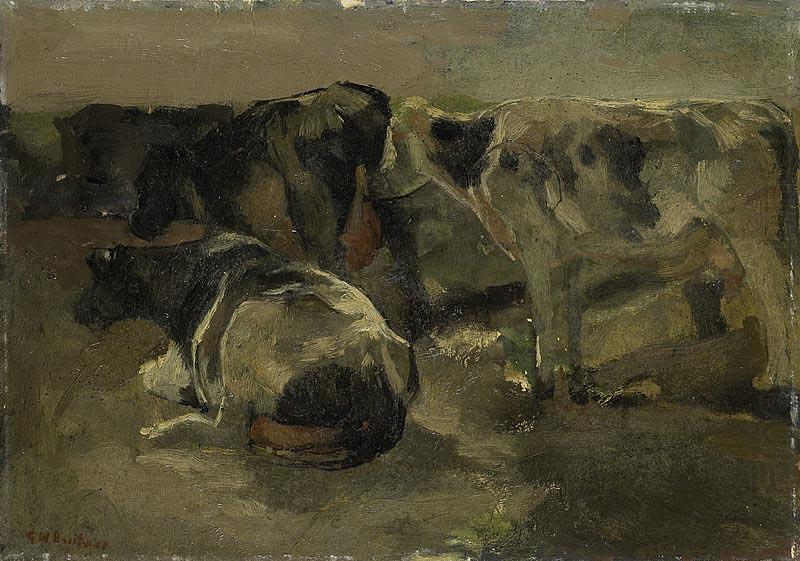 George Hendrik Breitner Four Cows china oil painting image